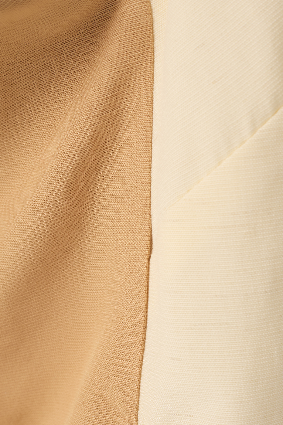 Bicolor Square-Cut Blouse