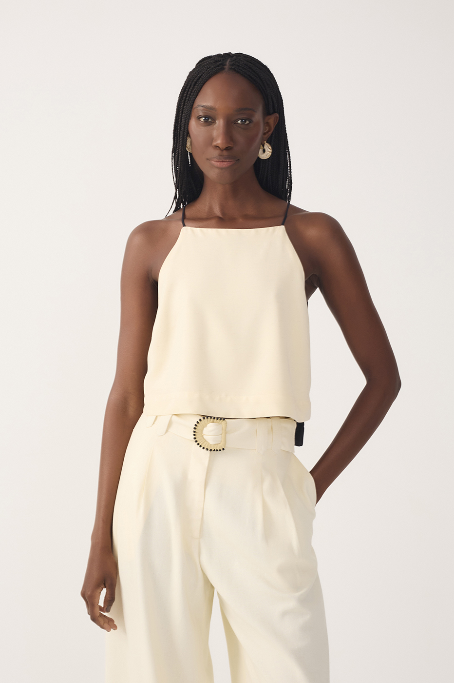 Bicolor Square-Cut Blouse_2