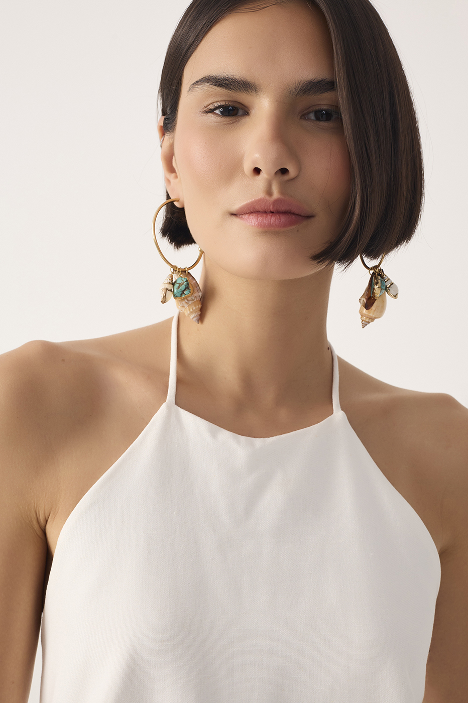 Linen Back Bias Detail Blouse_4