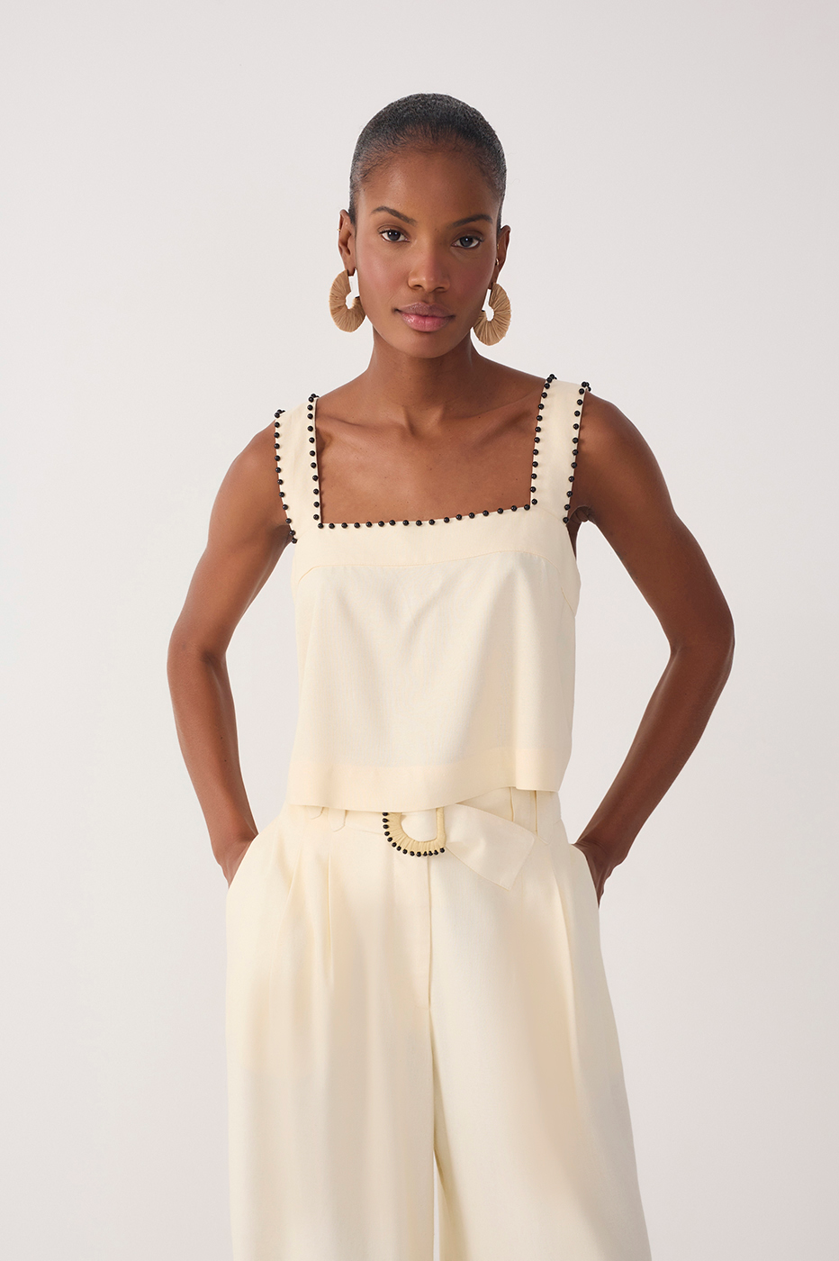 Linen Beading Blouse_2