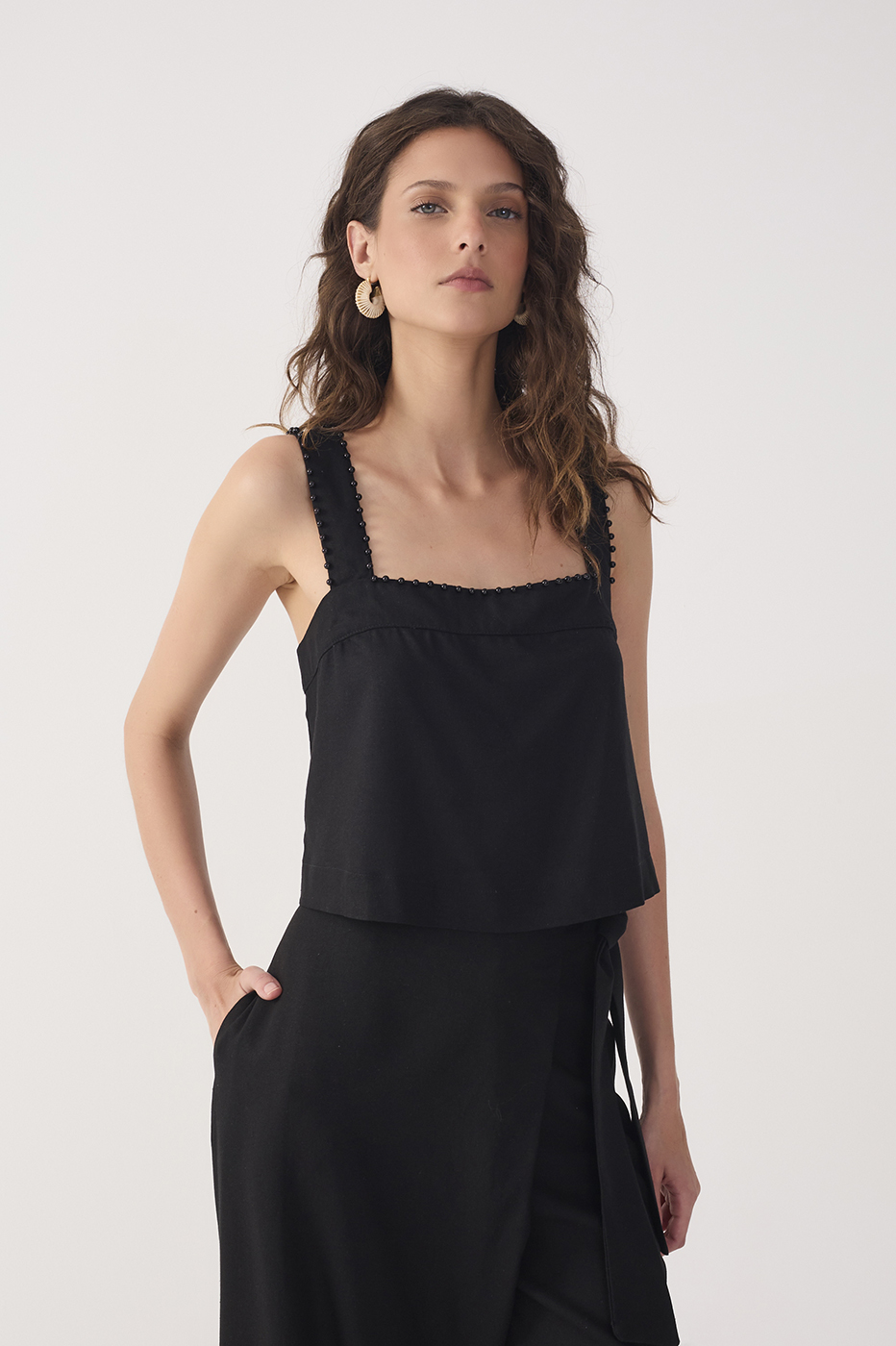 Linen Beading Blouse_2