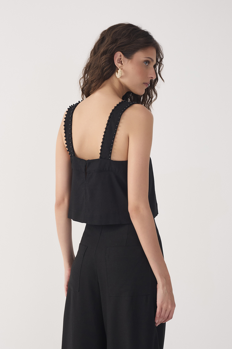 Linen Beading Blouse_5