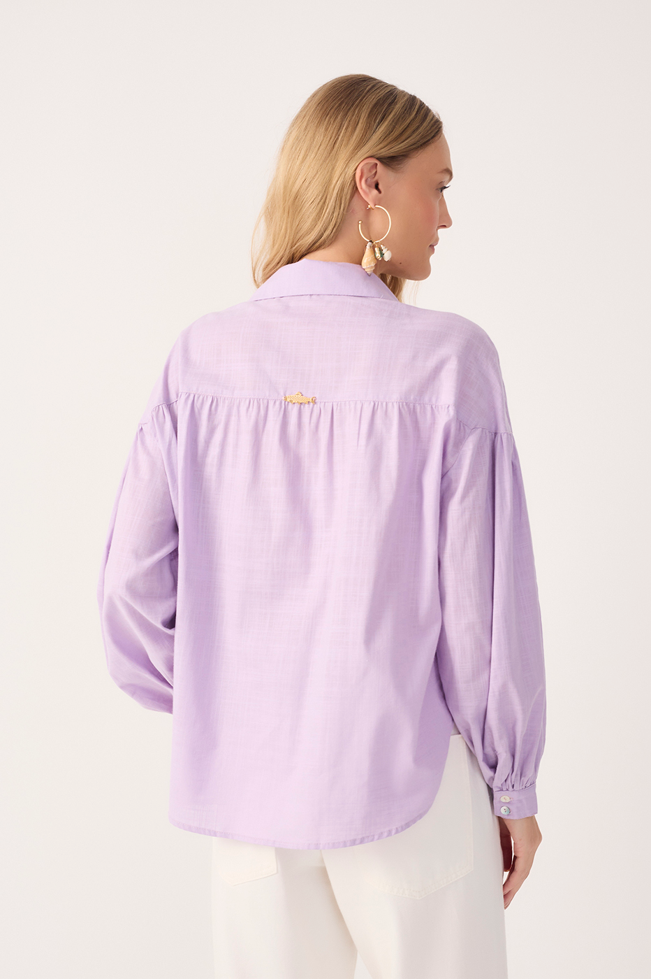 Cotton Dropped Shoulder Shirt_7