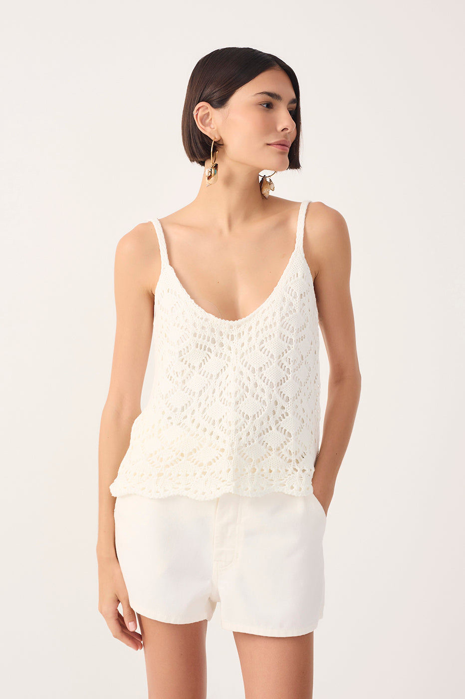 Knit Hem Detail Blouse_6