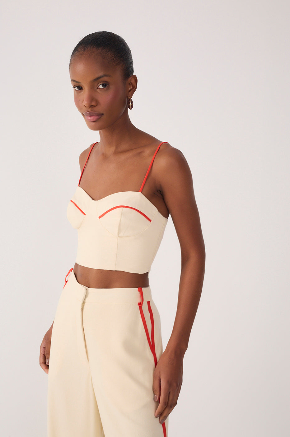 Linen Piped Cutouts Top_2