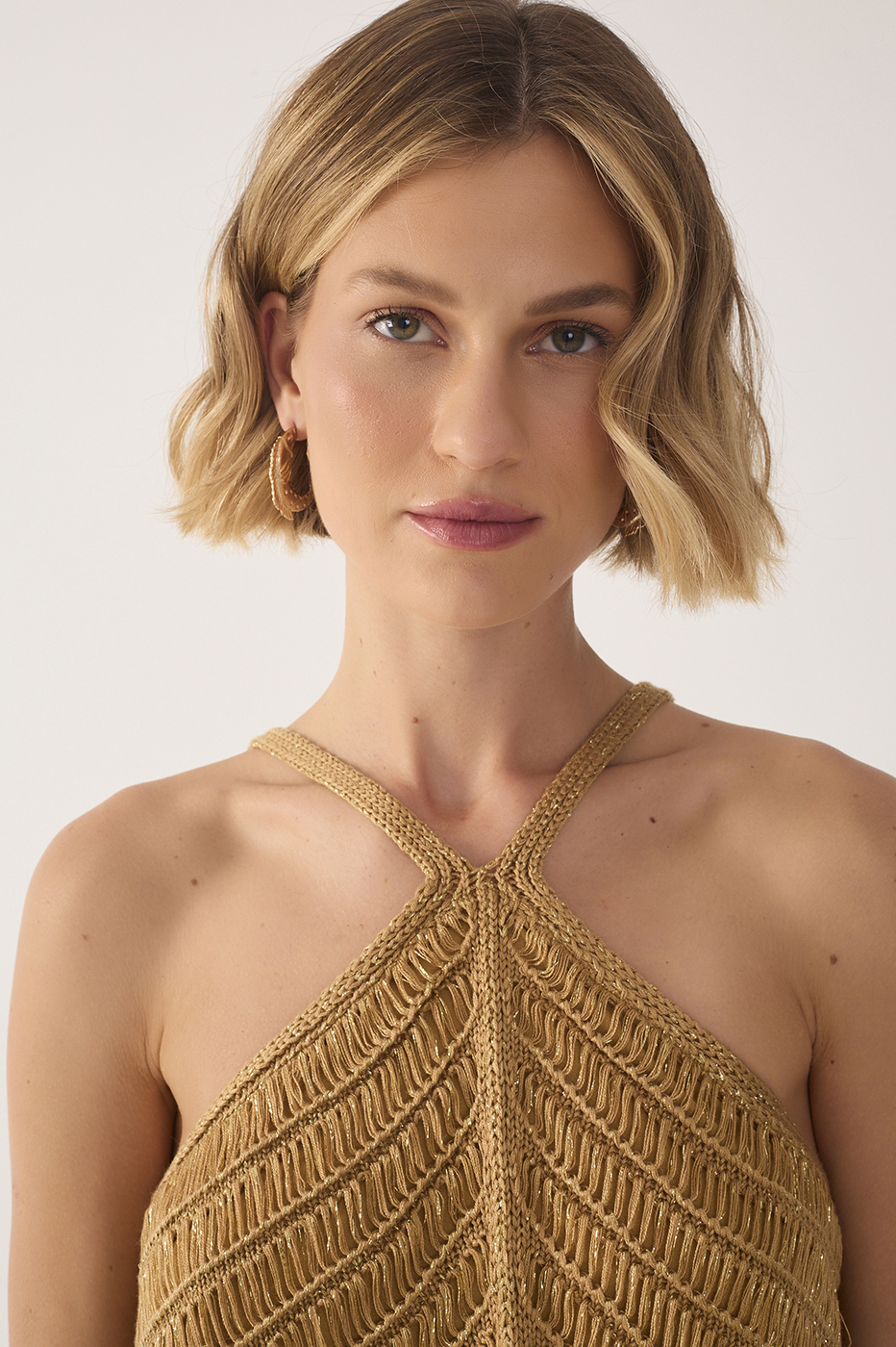 Lurex Resort Knit Top