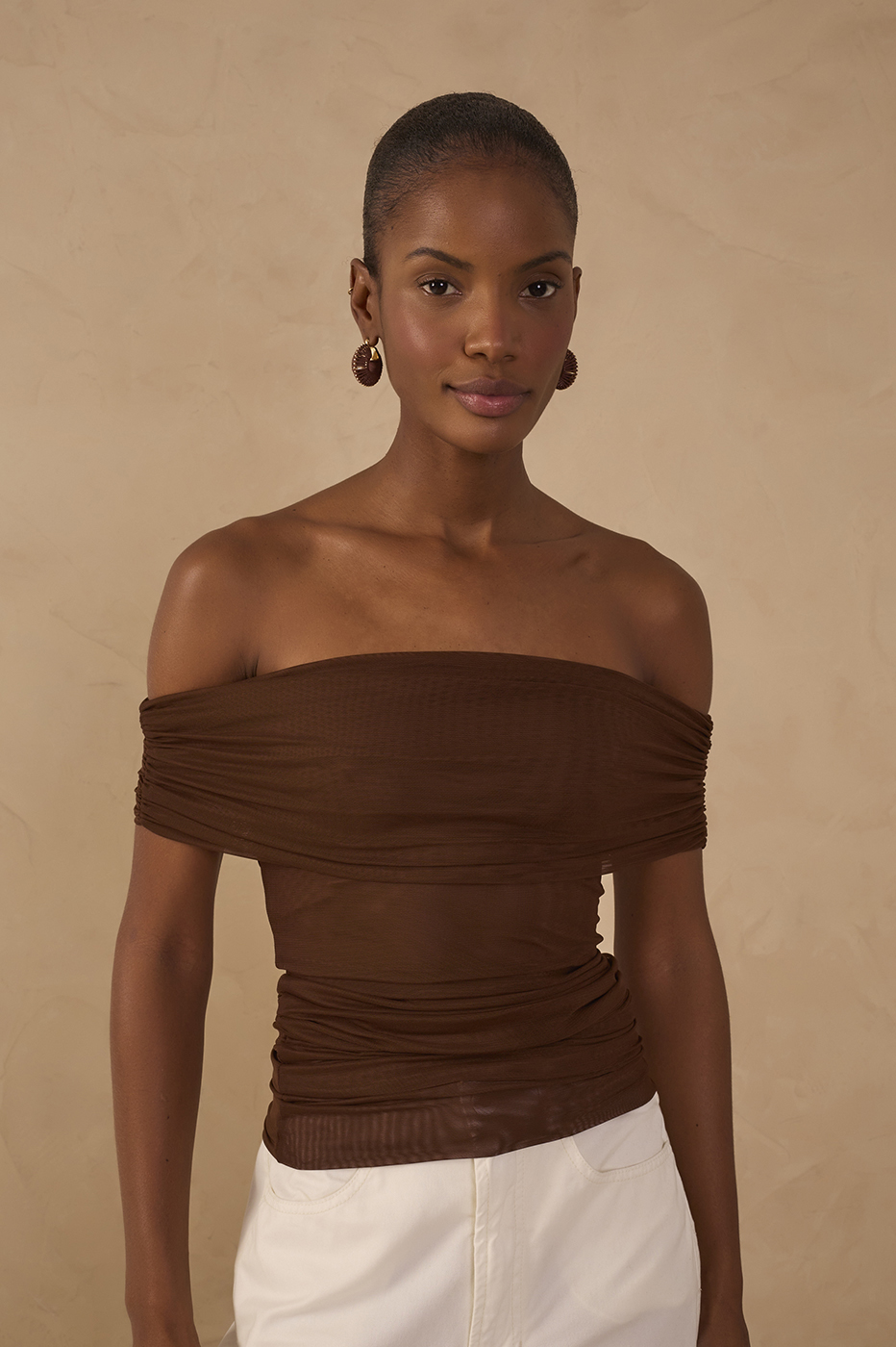 Off-the-Shoulder Tulle Blouse_1