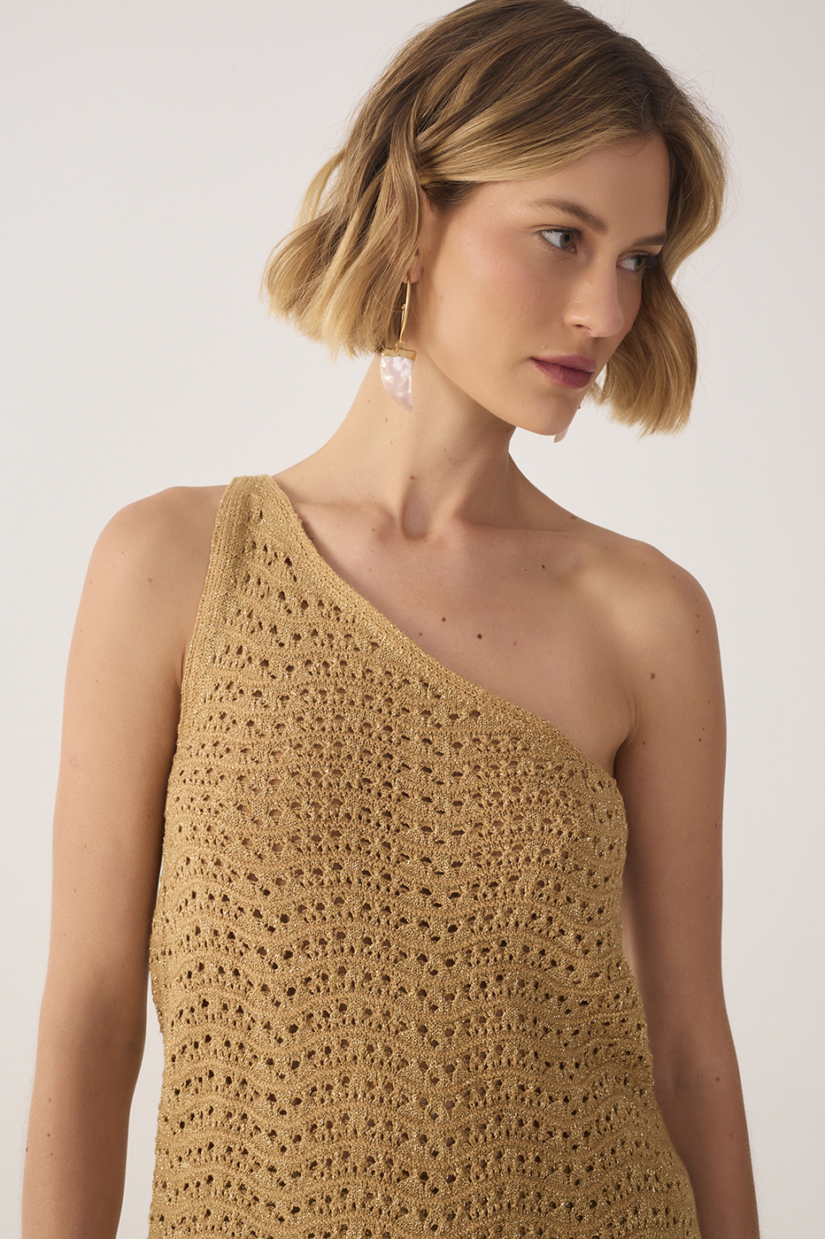 Solar Lurex Knit Top