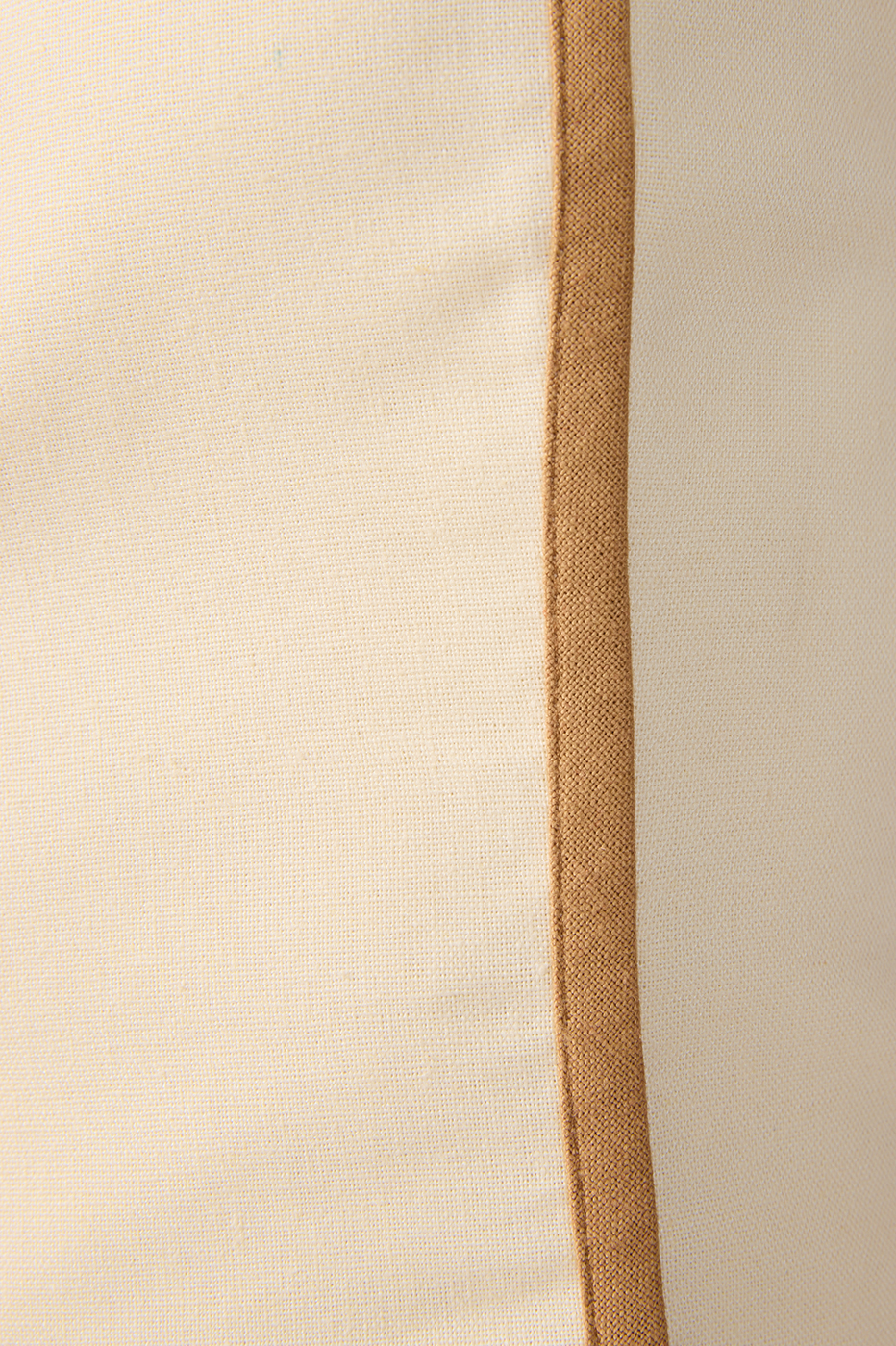 Off-White Strapless Smocked Linen Top_6