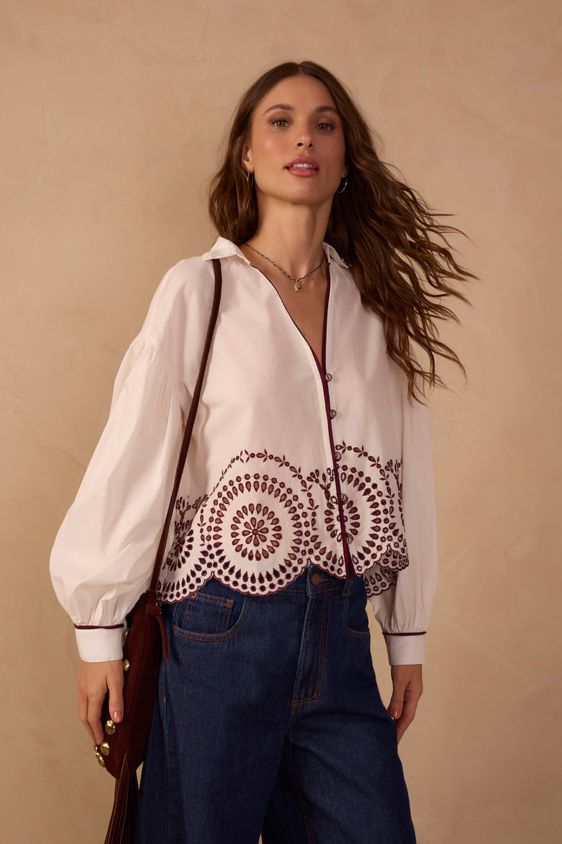 Embroidered Cotton Shirt_1