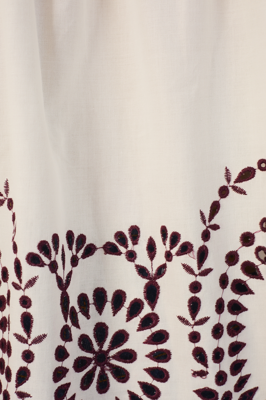 Cotton Embroidered Hem Shirt_7