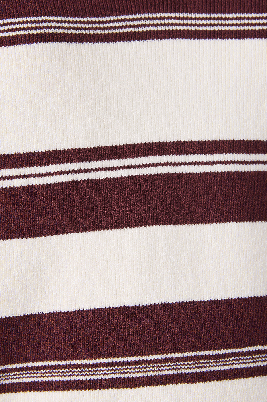 Wine Stripes Embroidered Short Sleeve Polo Shirt_7