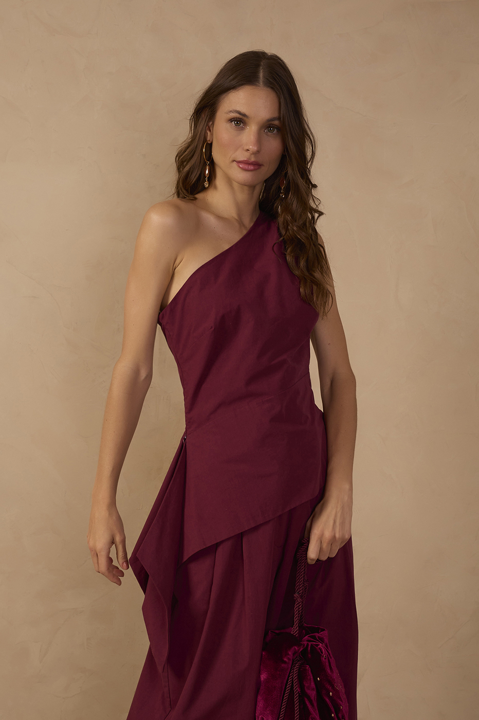 One-Shoulder Cotton Top_1