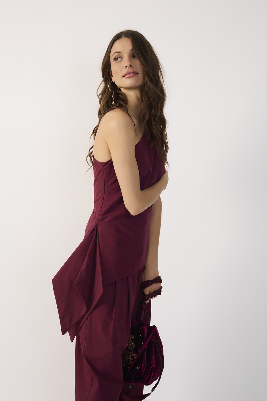 Asymmetric Cotton Blouse_3