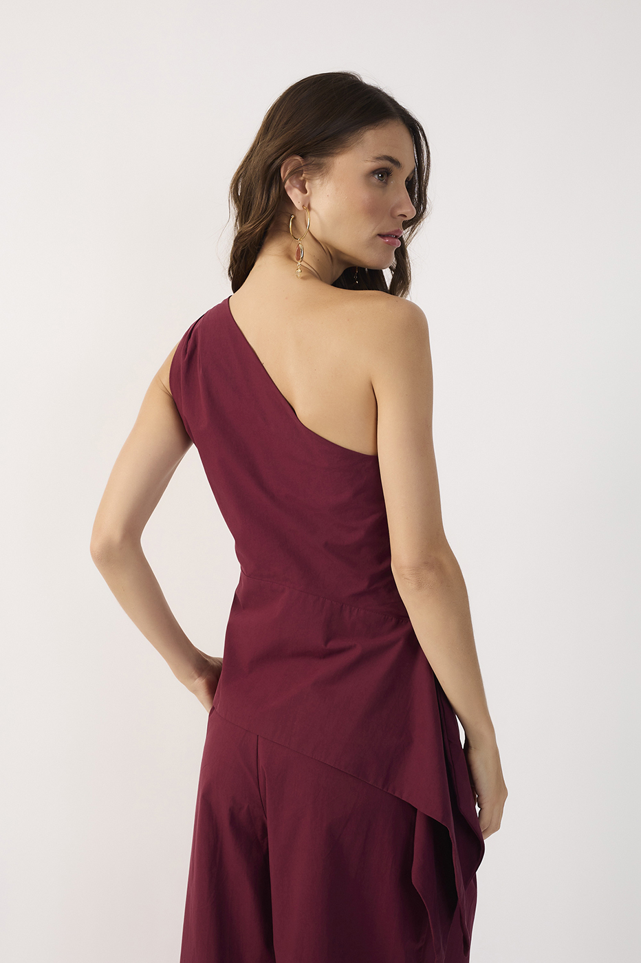 Asymmetric Cotton Blouse_6