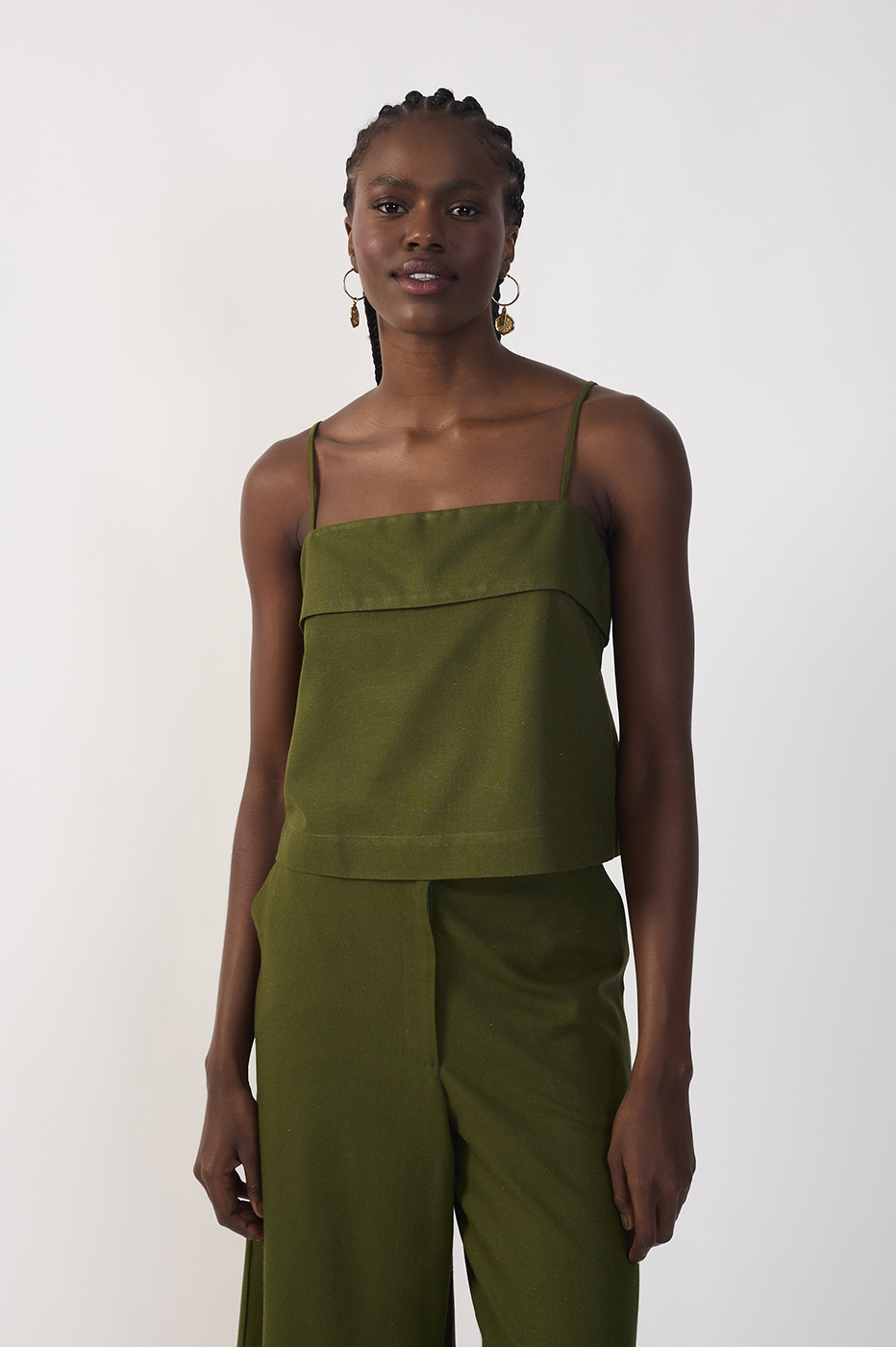 Linen Yoke Blouse_2