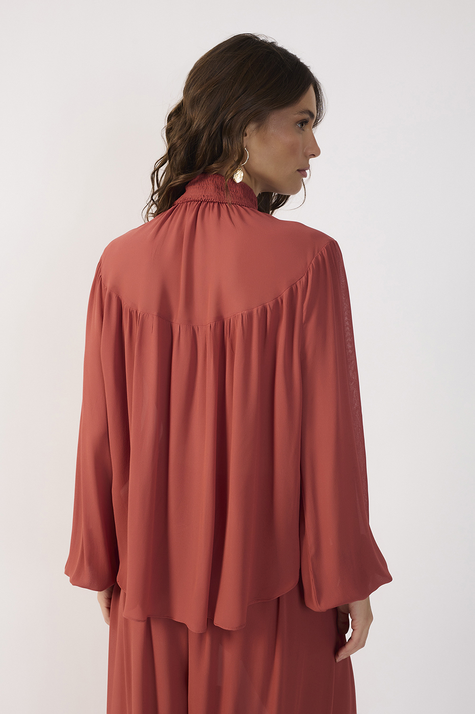 Ggt Elasticated Collar Blouse_7