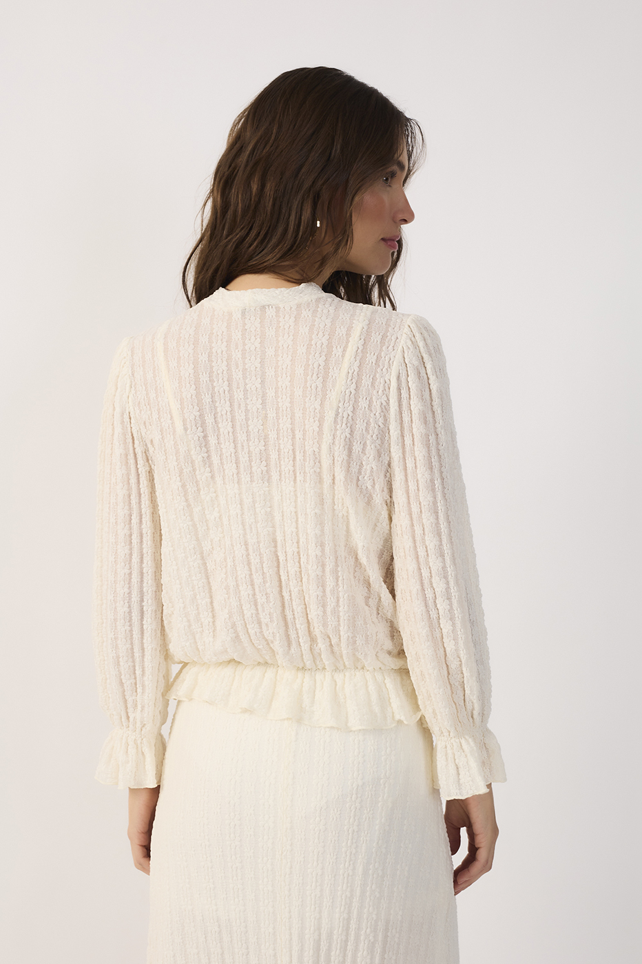 Lace High Neck Blouse_6