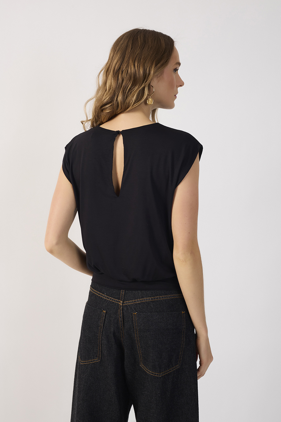 Mesh Knit Blouse_5