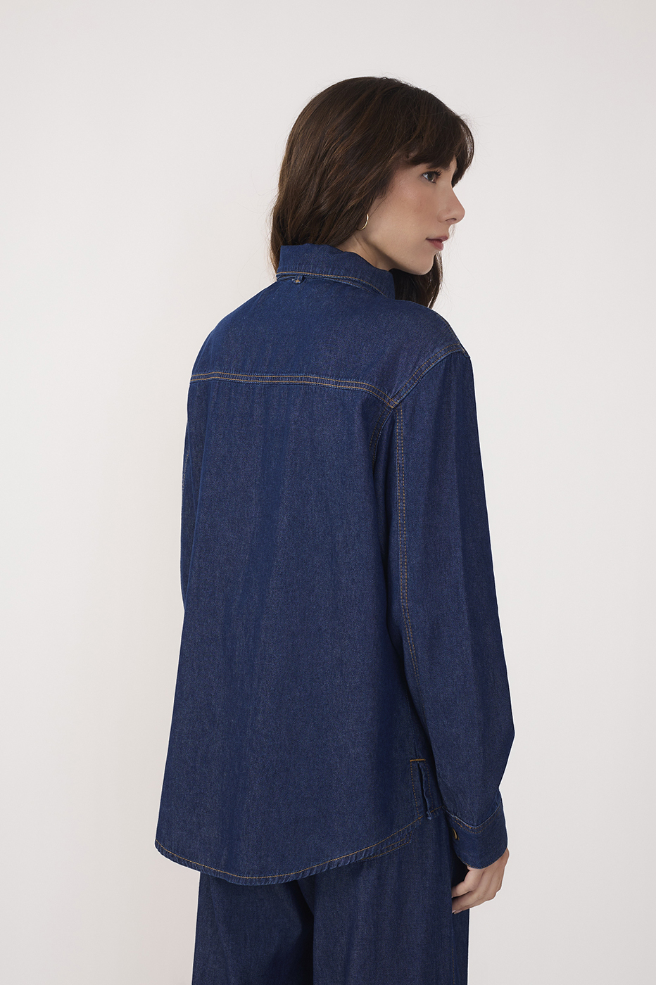 Tie-Front Denim Shirt_6