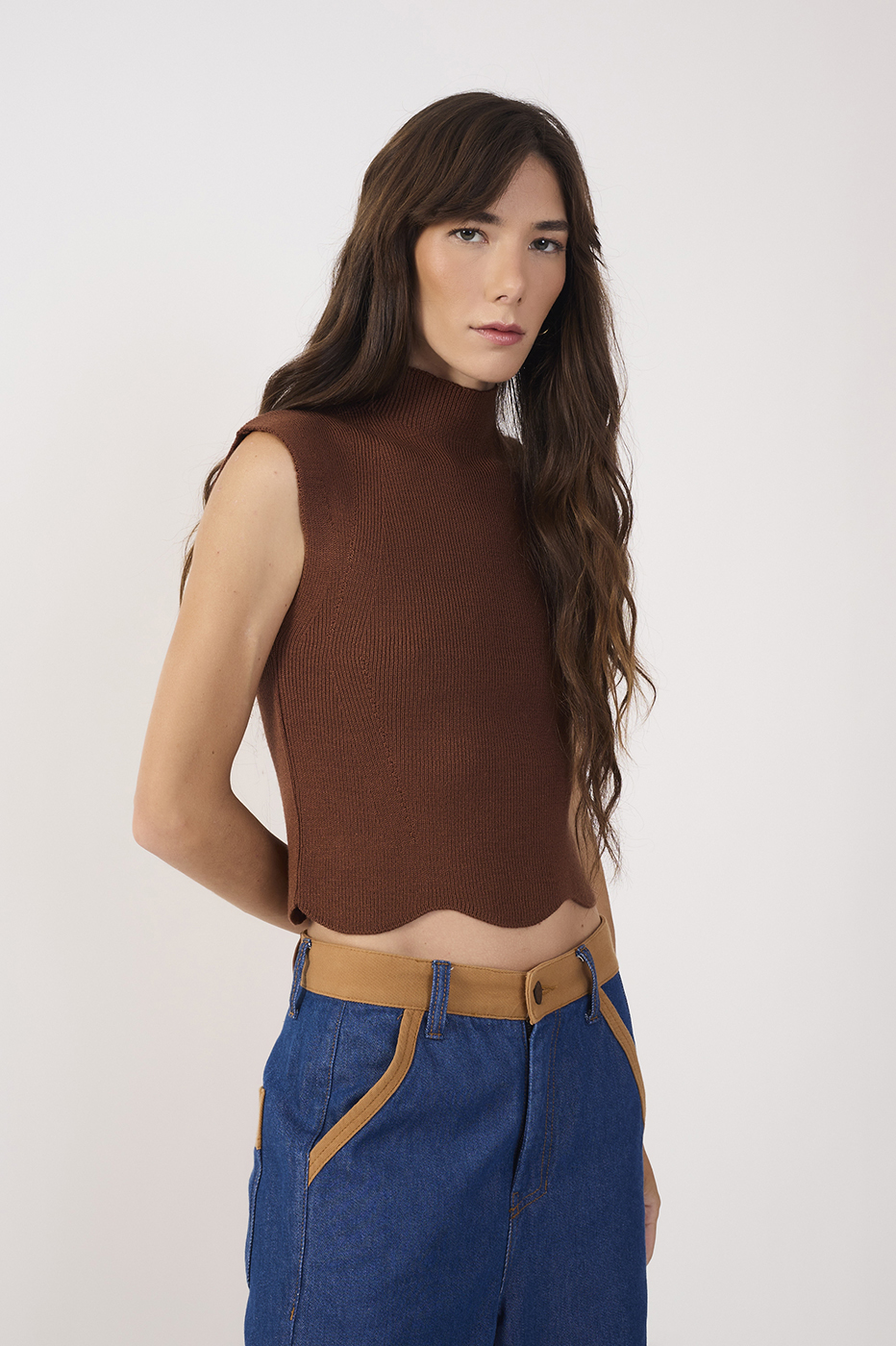 Wavy-Hem Knit Top_2
