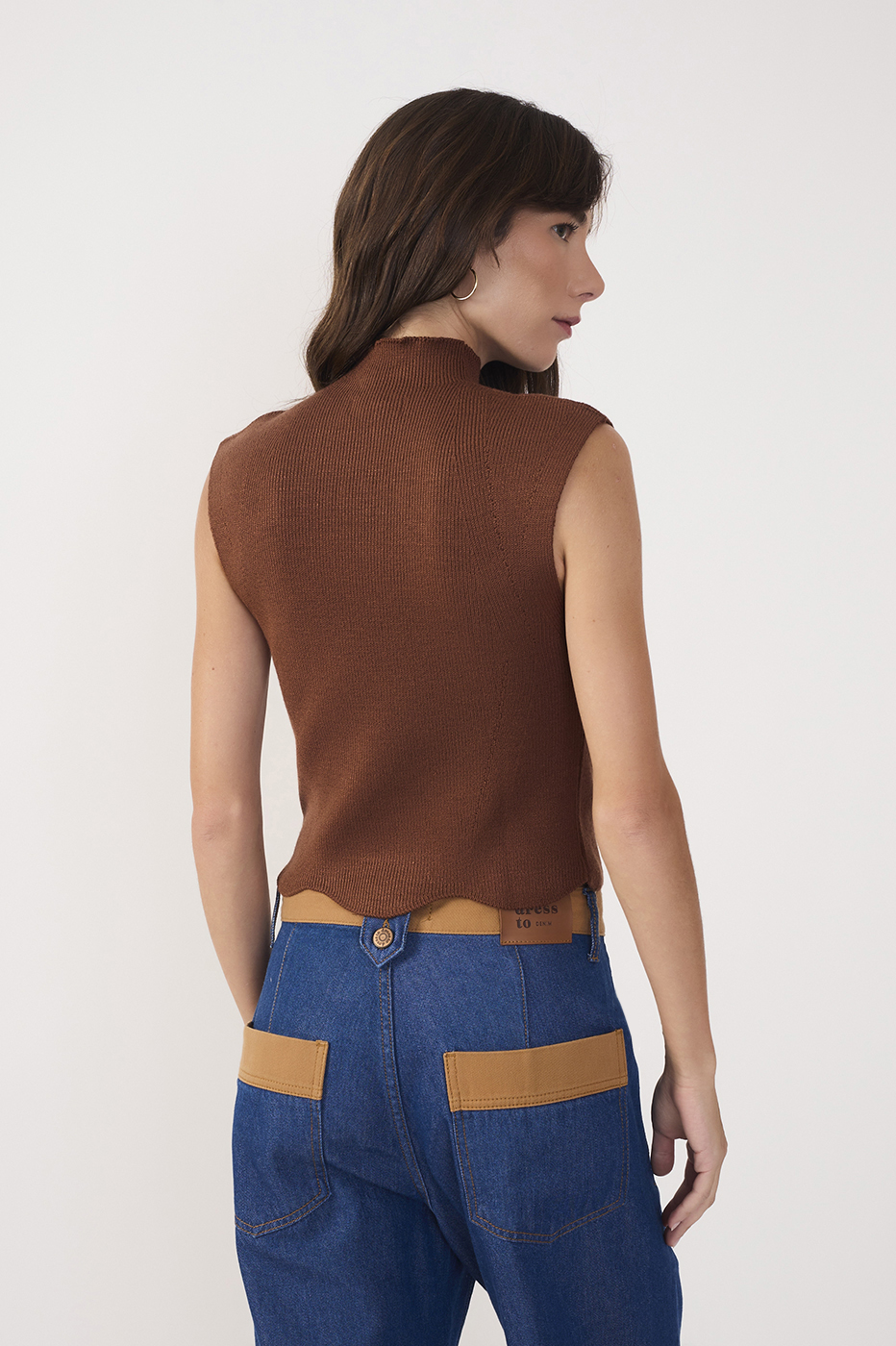 Wavy-Hem Knit Top_5