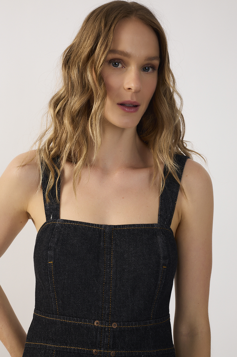 Jeans Black Pespontos Blouse_4