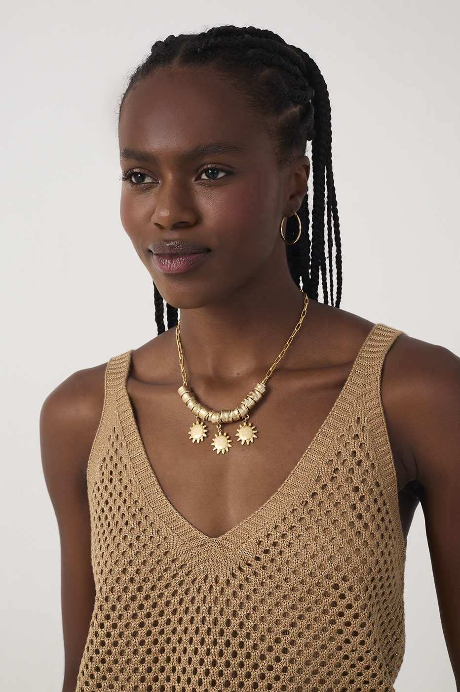 Lurex Mesh Knit Top_3