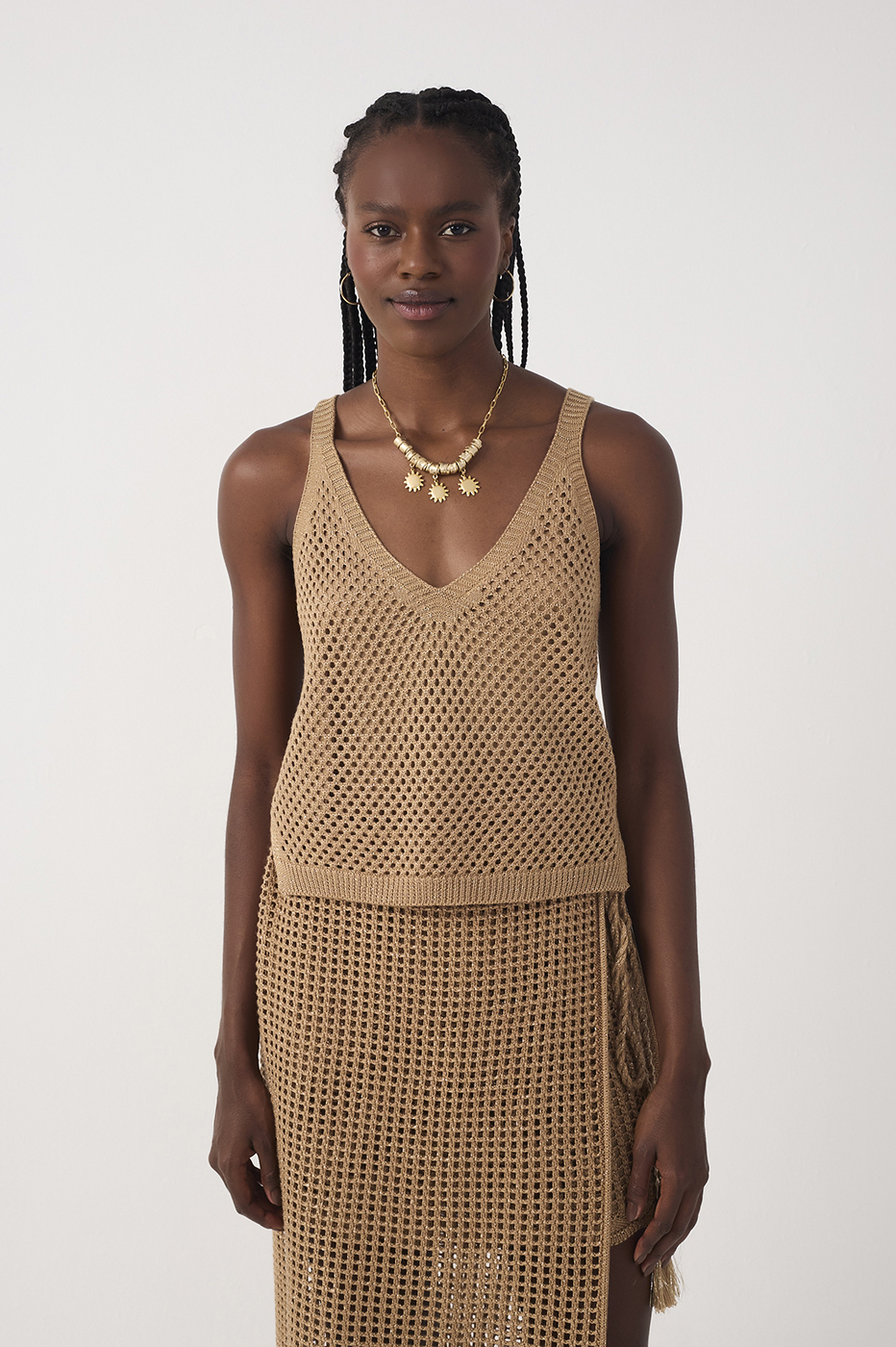 Lurex Mesh Knit Top_4