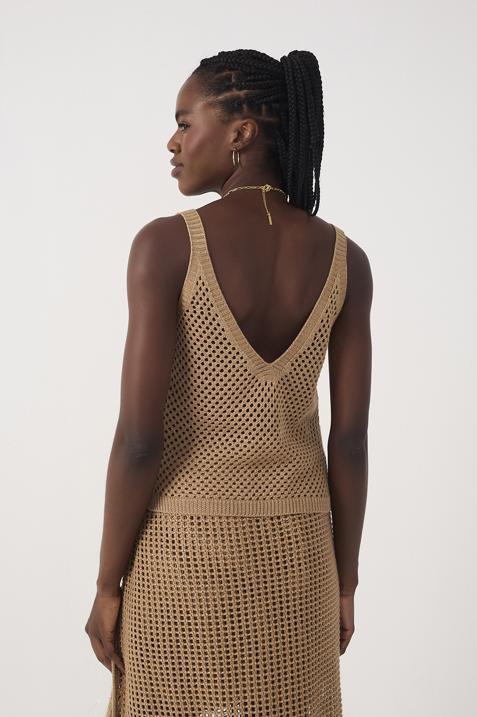Lurex Mesh Knit Top_5