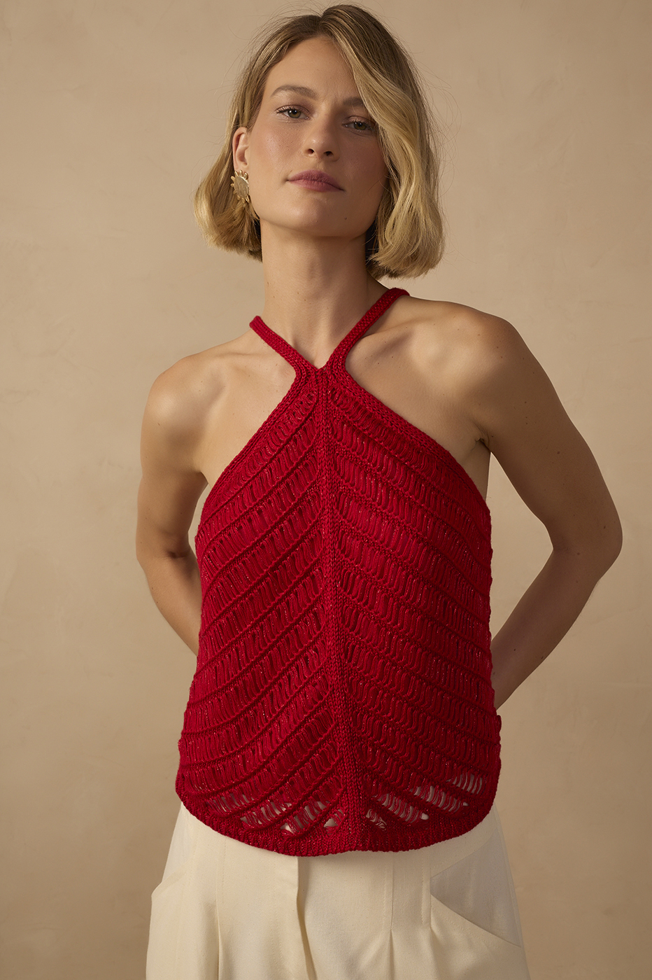 Resort Lurex Knit Top_1