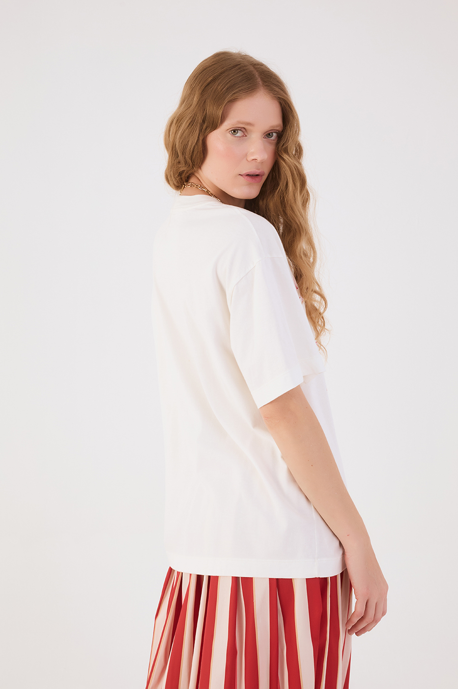 Off-White Find Peace Short Sleeve Graphic T-Shirt