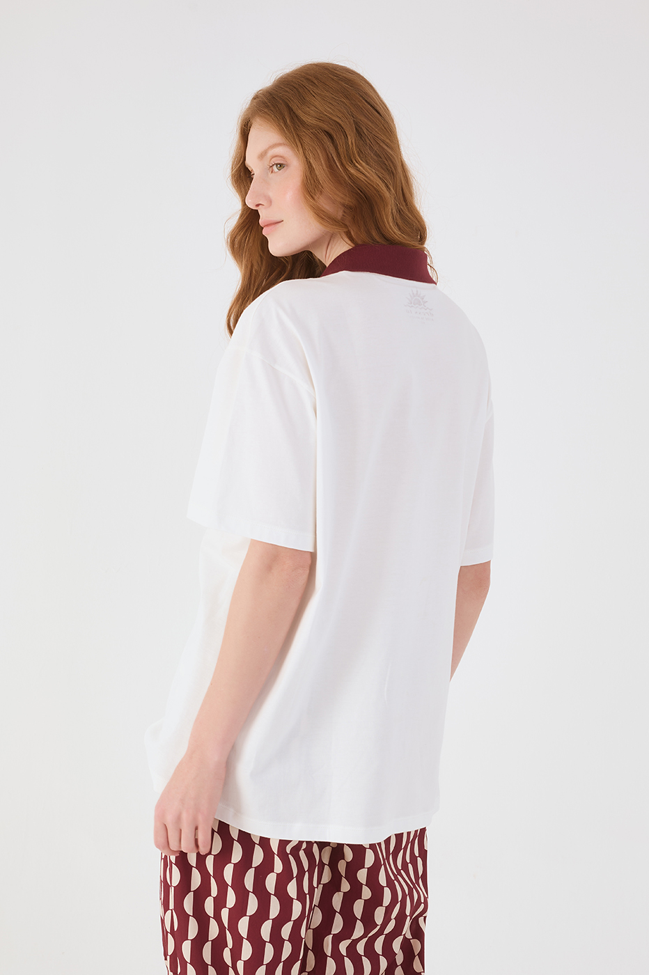 Off-White Ipanema Embroidered Collared T-Shirt
