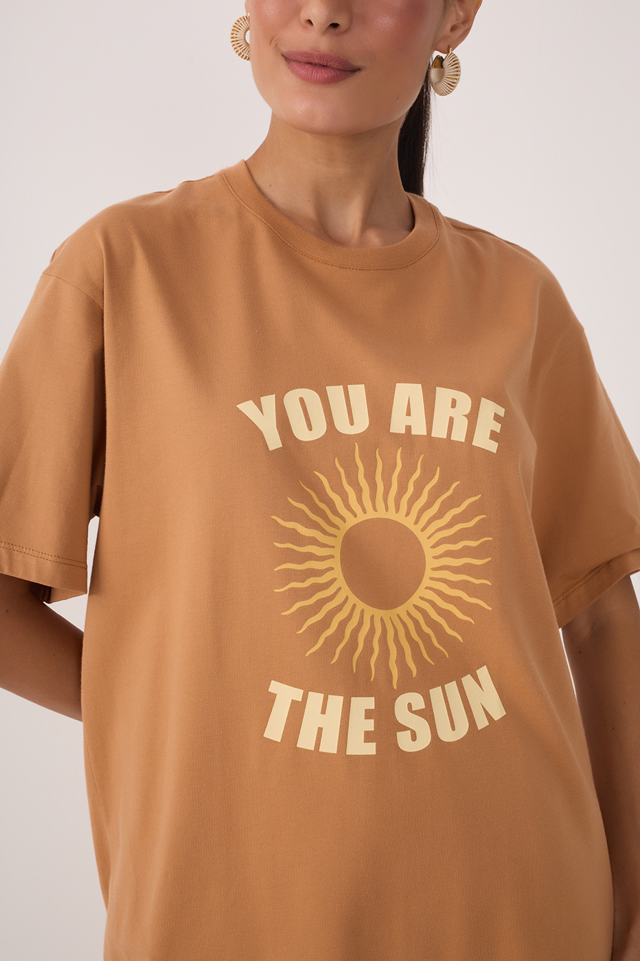 T-shirt Silk The Sun