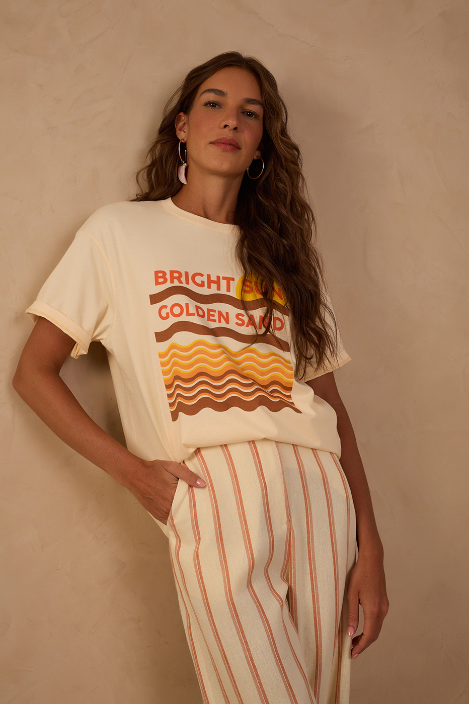 T-shirt Silk Bright Sun