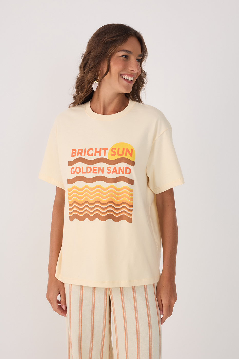 T-shirt Silk Bright Sun