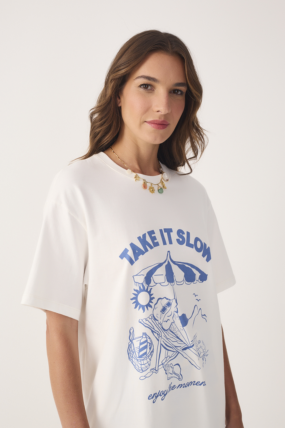 T-shirt Silk Take It Slow