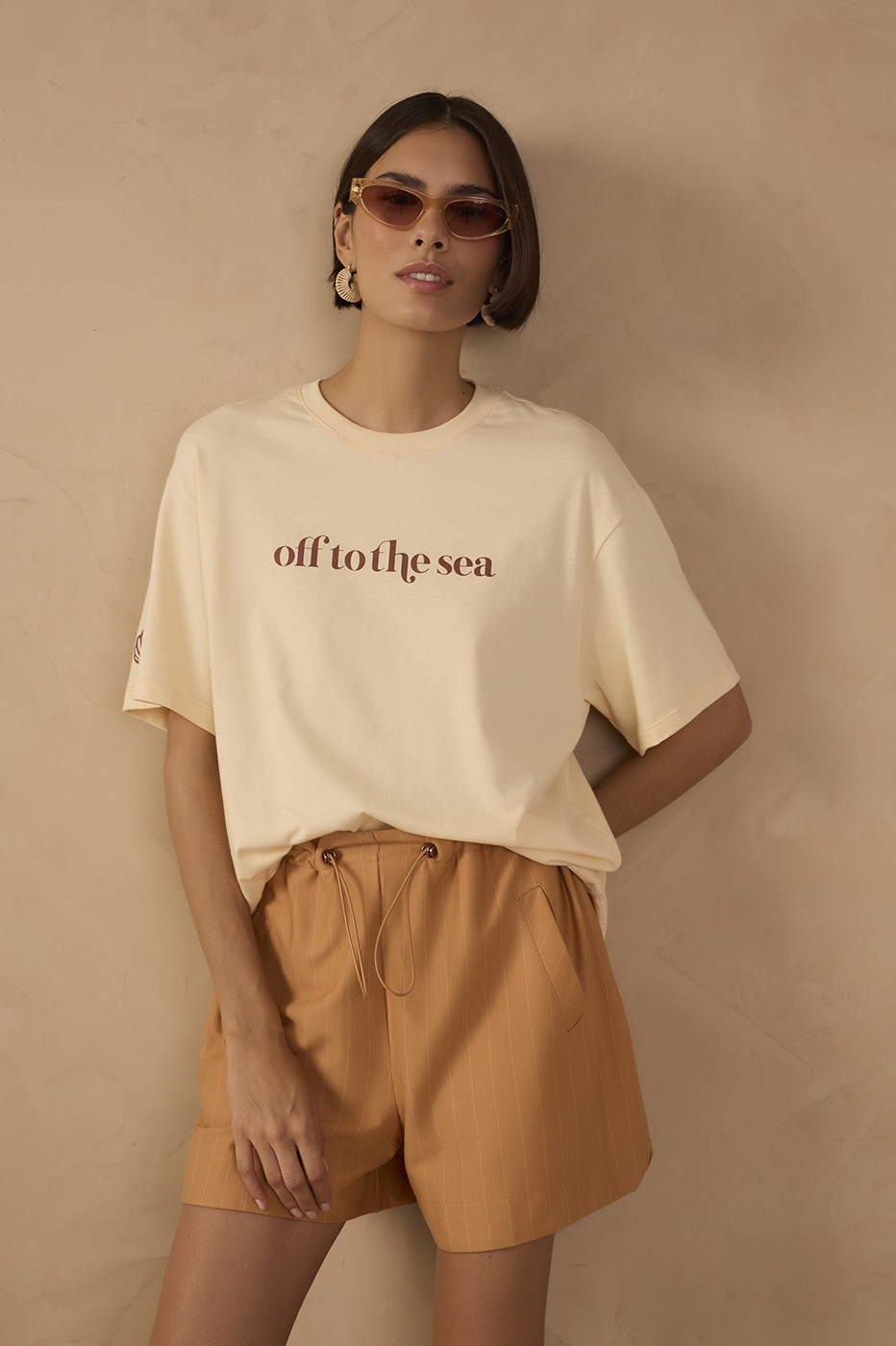 Off To The Sea Silk T-shirt_1