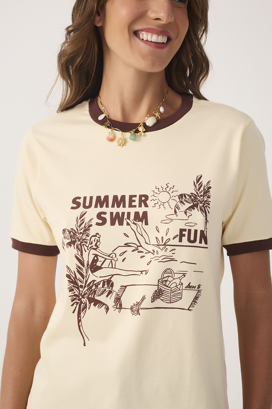 T-shirt Silk Summer