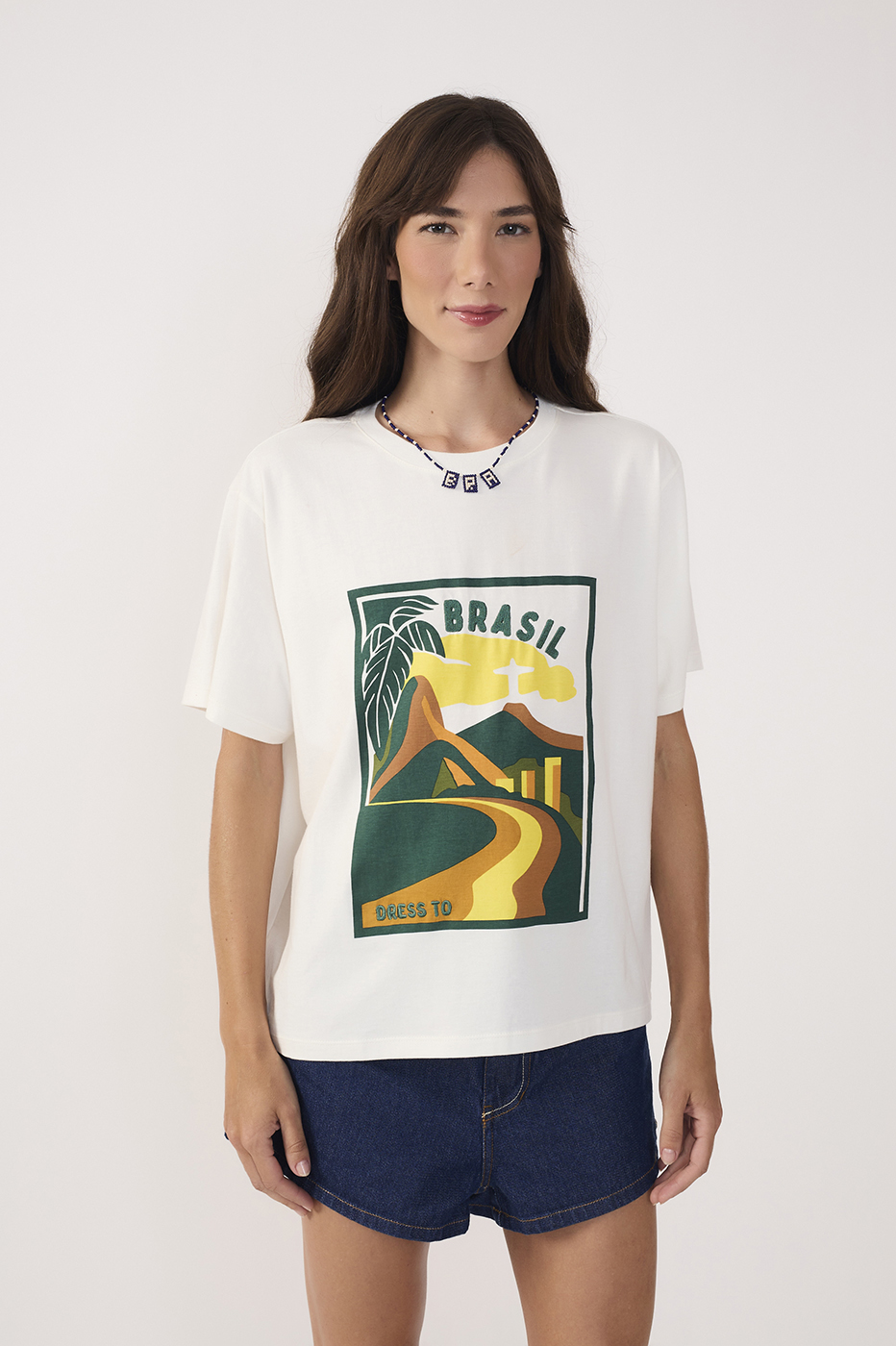 Off-White Brazil Silk Cotton T-Shirt_3