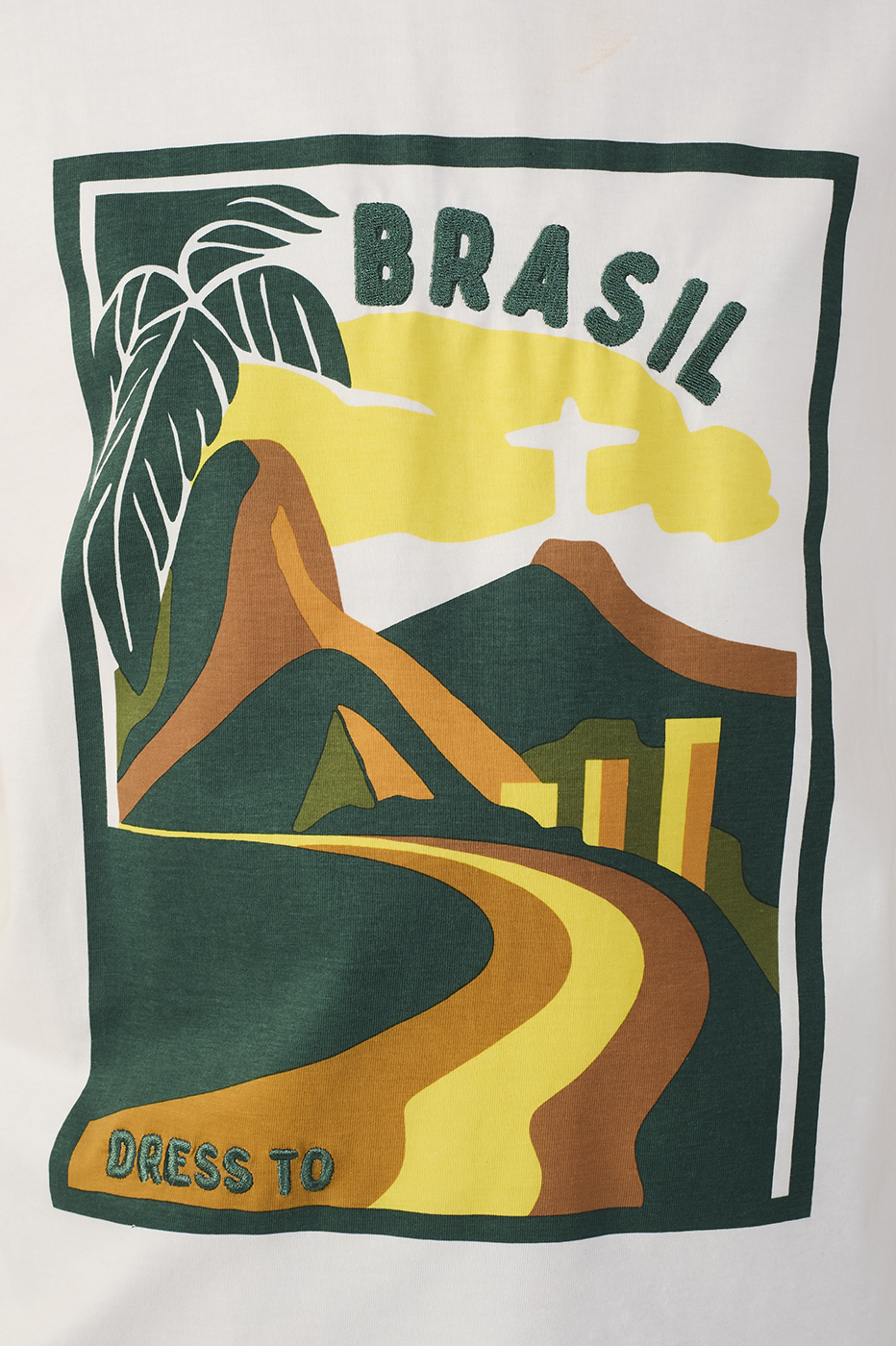 Off-White Brazil Silk Cotton T-Shirt_7