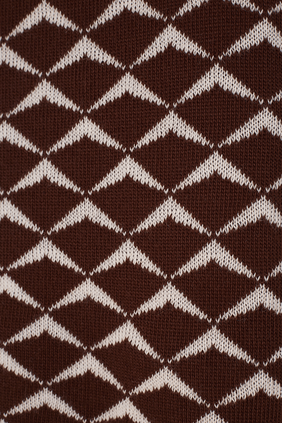 Brown Asa Delta Open Side Ties Reversible Tricot Top