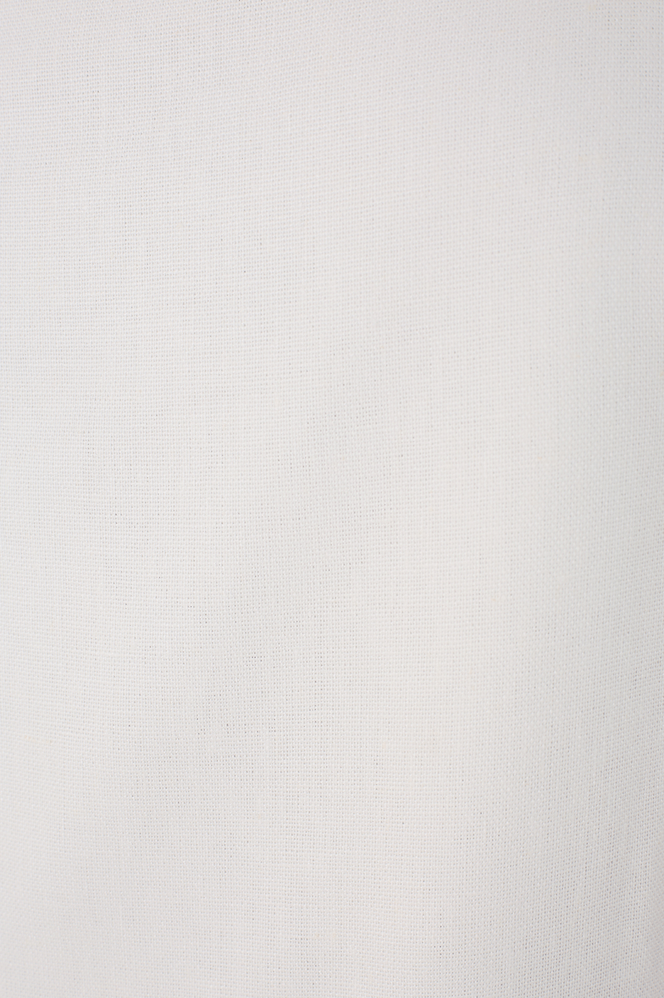 Off-White Square Neck Side Slits Belted Linen Midi Tunic