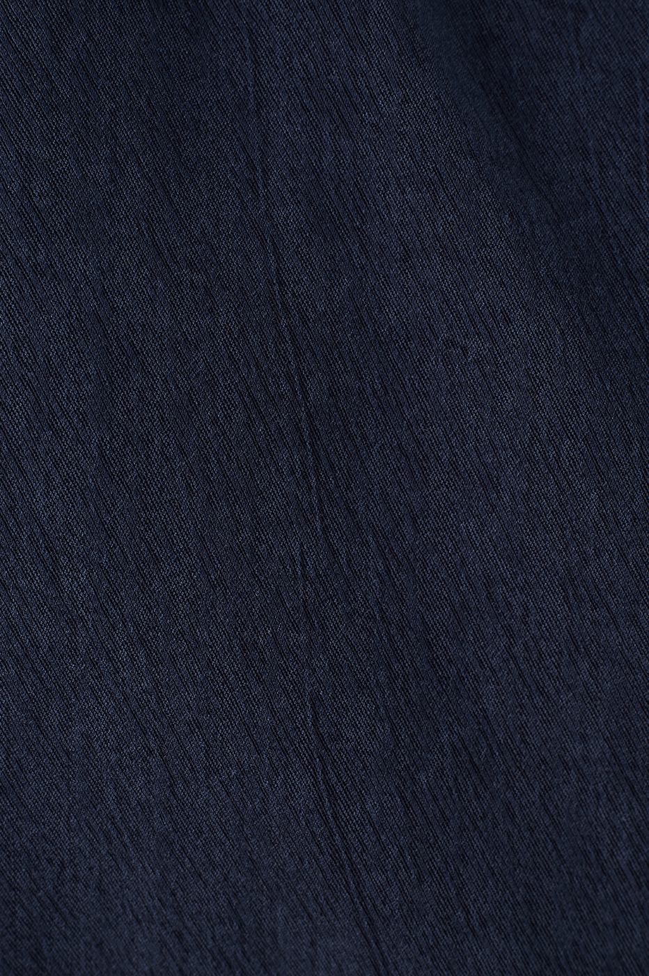 Indigo Blue Buttoned Drawstring Hem Blouse