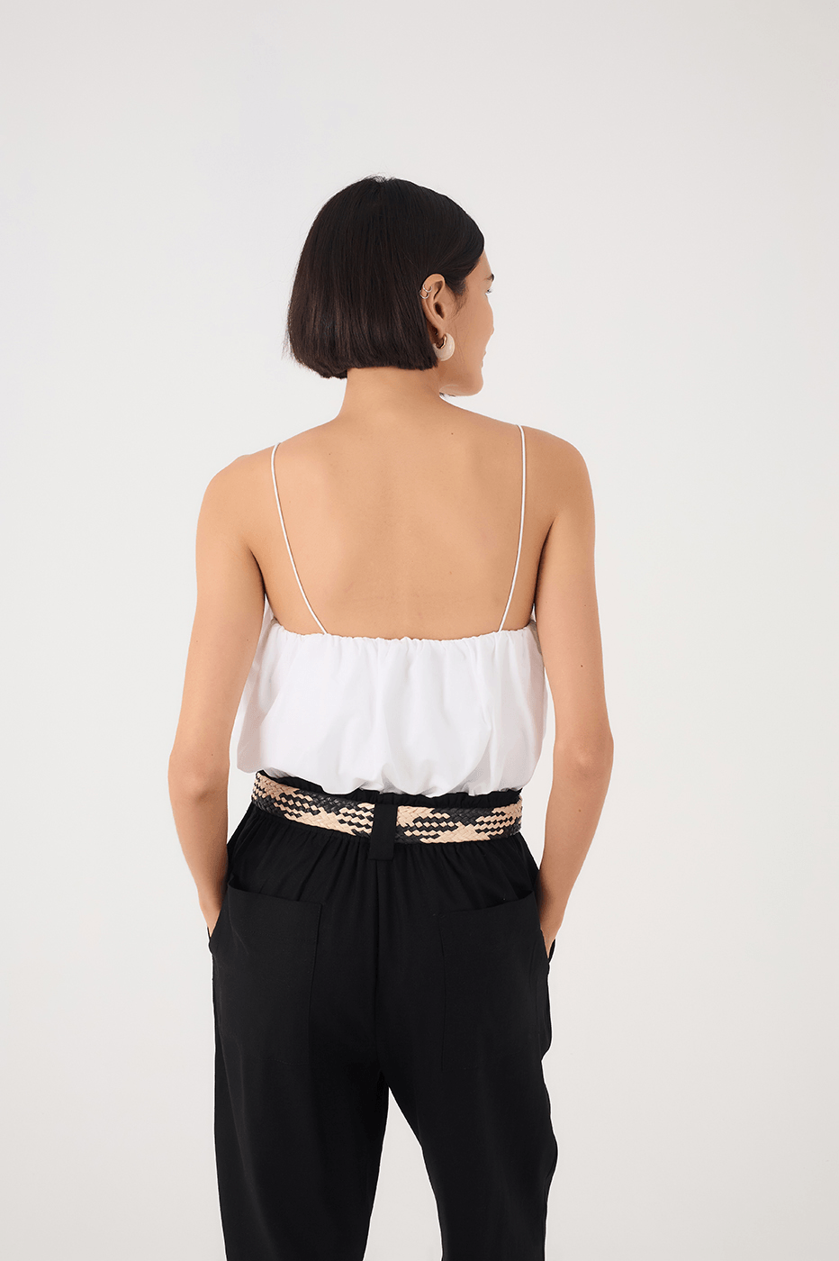 Square Neck Balloon Bodysuit
