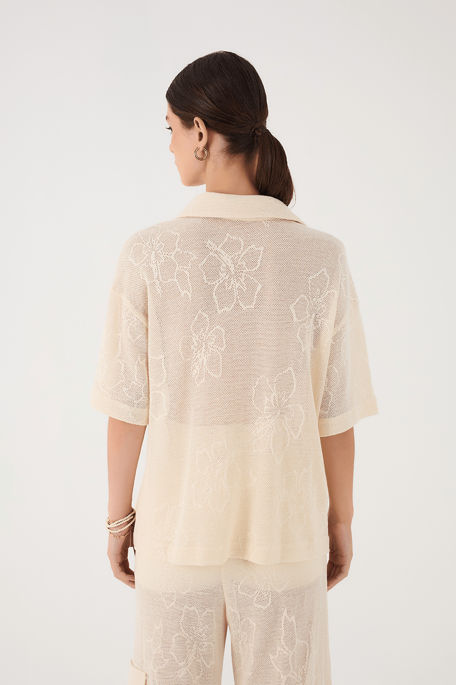 Off-White Grumari Jacquard Buttoned Collared Shirt