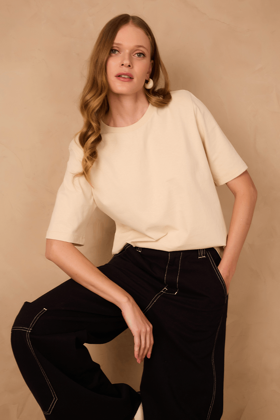 Off-White Padded Shoulders T-Shirt