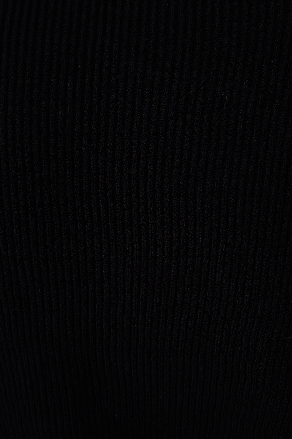 Black Crew Neck Tricot Sweater