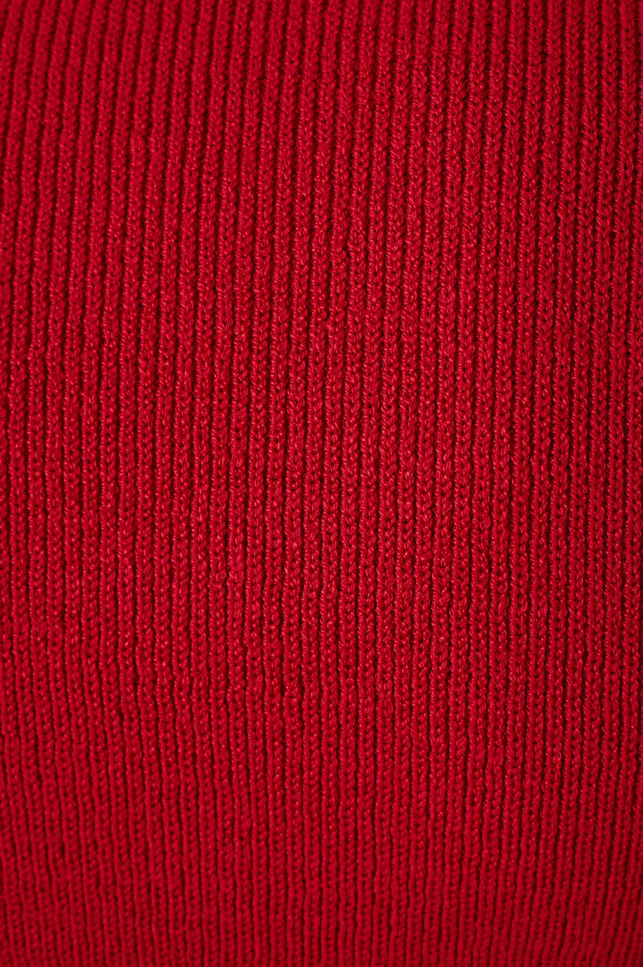 Wine Bossa High Neck Ribbed Tricot Blouse