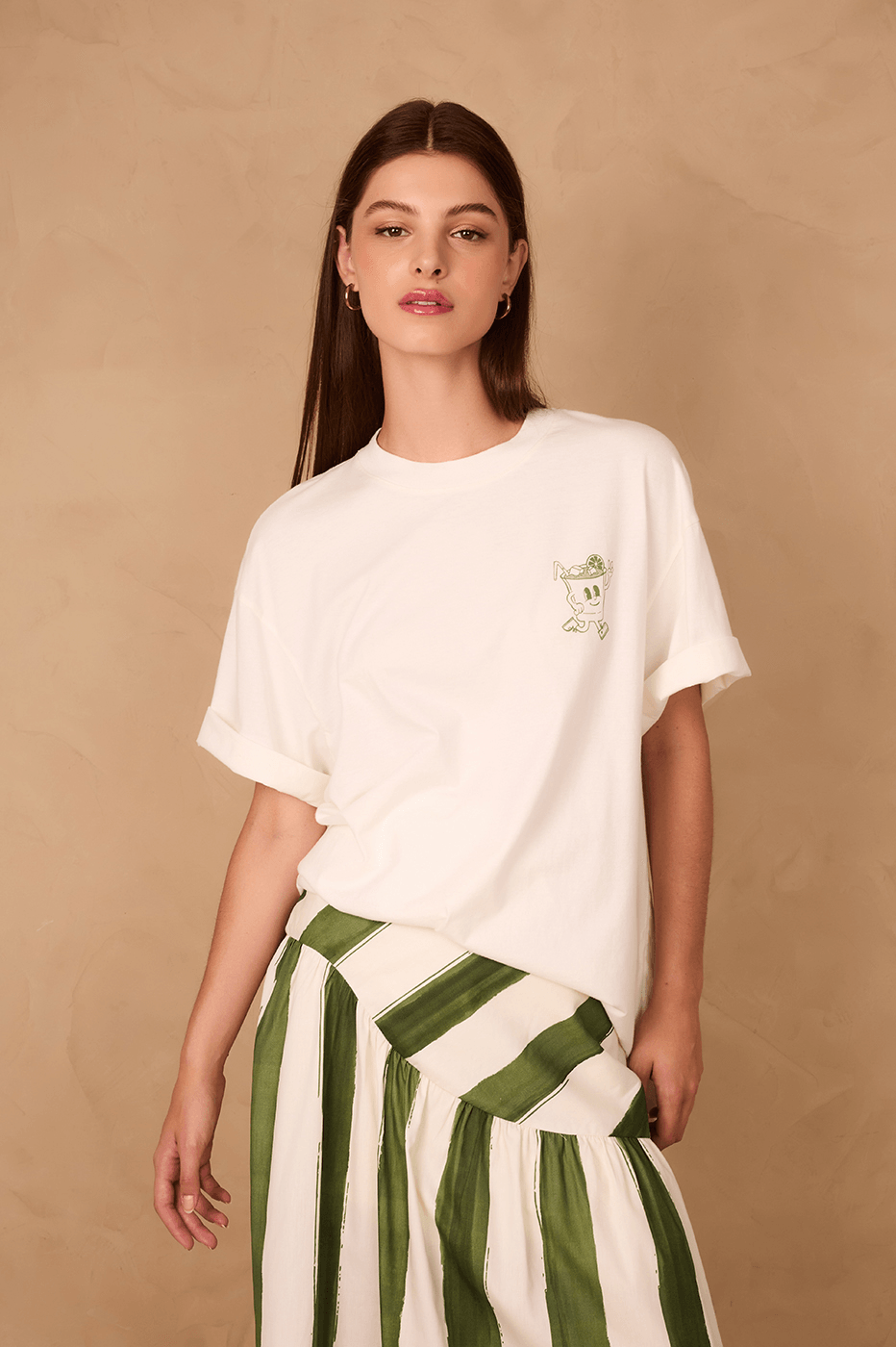 Off-White Lemon Caip Short Sleeve Graphic T-Shirt